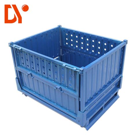 pallet metal box|stackable pallet boxes.